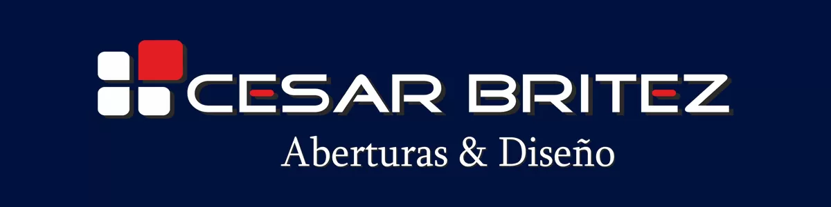 Banner de César Brítez Aberturas & Diseño